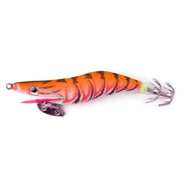 Hard Fishing Bait Fishing Lure Lead Sinker Squid Jig Hook Wooden Shrimp Artificial Fishing Lures Octopus Cuttlefish Shrimp