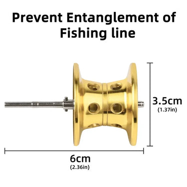 Baitcasting Fishing Reel with Aluminum Spool, 7.2:1 Gear Ratio, Max Drag 8kg, Luya, Freshwater Pesca