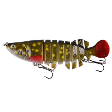 10.5cm 18.5g Sinking Wobblers Fishing Lures Jointed Crankbait Swimbait 8 Segment Hard Artificial Bait For Fishing Tackle Lure