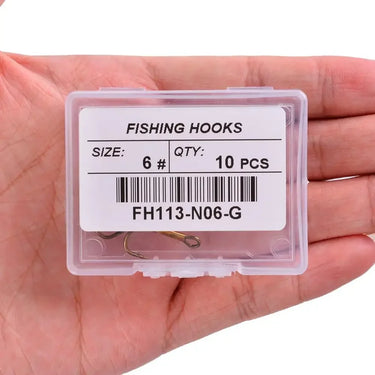 10Pcs/lot 2# 4# 6# 8# 10# Tea Fishing Hook High Carbon Steel Treble Overturned Hooks Fishing Tackle Round Bend Treble For Bass