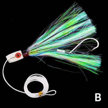 84g/112g Trolling Bait For Marlin Tuna Dolphin Shark Big Game, Deep-sea Fishing Bait, Octopus Squid Skirt Trolling Lures