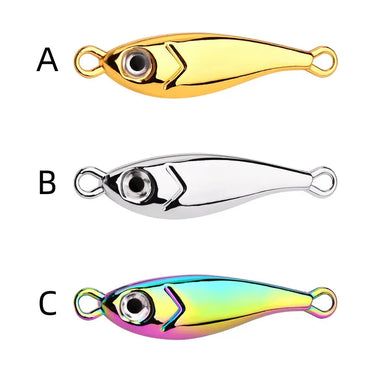 Jig Metal Spoon Fishing Lure Double Hook 5g-60g Silvery Golden Spoon Jig Sea Fishing Lures Jigging Artificial Bait Tackle