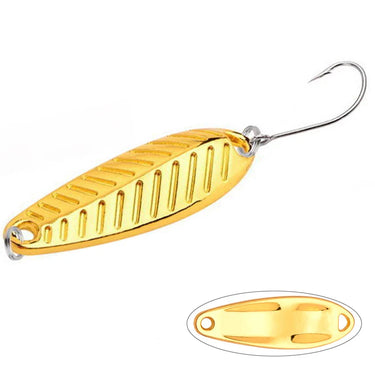 1pcs Metal Fishing Lures Spoon  7g 5g 3.5g Fishing Bait Spoon Hard Lures Metal Lures