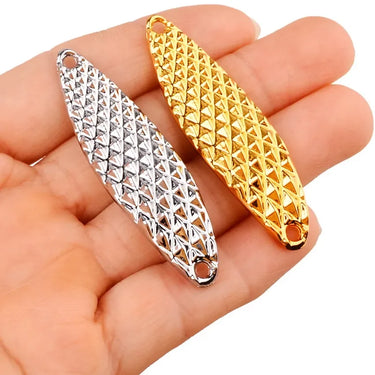 Gold Silver 5g 7g 10g 15g 20g Metal VIB Lures Strong Vivid Vibrations Spoon Lure Fishing Bait Bass Artificial Hard Bait