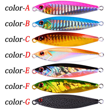 Metal Jig Jigging Spoon 14g 21g 30g Shore Casting Jig Drag Cast Sea Bass Lure Artificial Bait Fishing Tackle