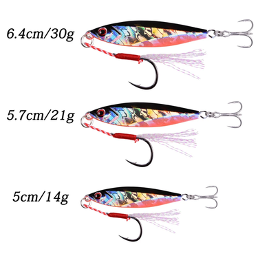 Metal Jig Jigging Spoon 14g 21g 30g Shore Casting Jig Drag Cast Sea Bass Lure Artificial Bait Fishing Tackle